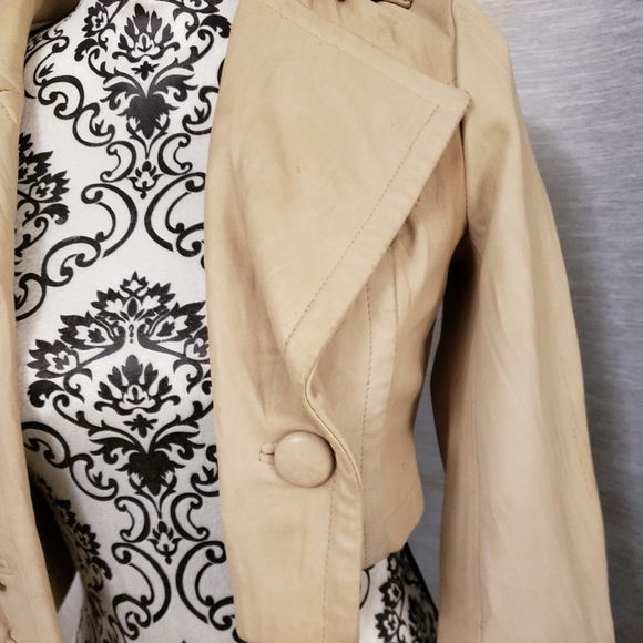 BEBE ALL LEATHER JACKET - Picture 2 of 9